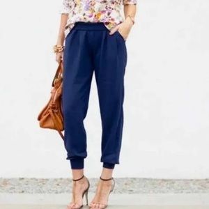 Joie lupella dress pant joggers, new with tags NWT blue size small